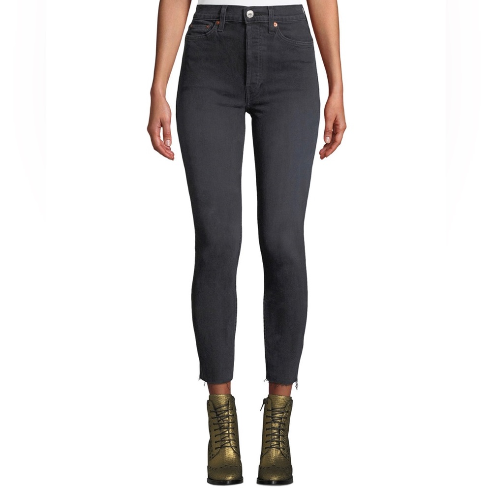 Women's Black High-Rise Skinny Jeans